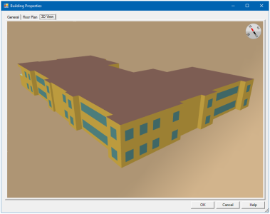 HAP v6 3D Building Modeling Image