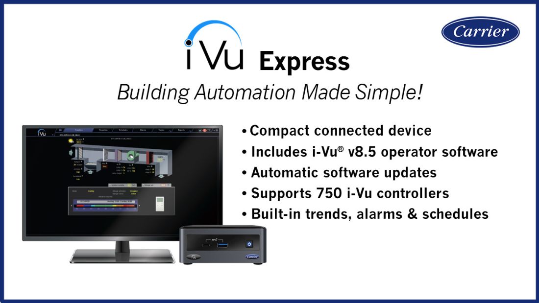 Carrier-Expands-i-Vu-Building-Automation-System-with-New-Connected-Appliance