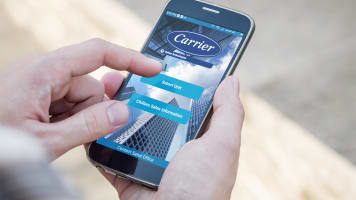 carrier-person-interacting-with-mobile-phone-app