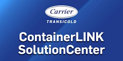Carrier Transicold ContainerLINK SolutionCenter