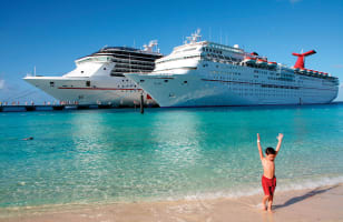 two-cruise-ships-docked-island