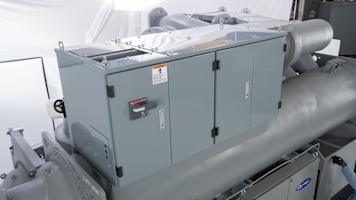 Actualización de VFD instalada como parte de una reparación proactiva para reducir el consumo en aire acondicionado, tratamiento de aire, calefacción y refrigeración para sistemas compactos