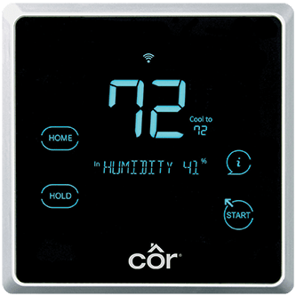 cor thermostat google home