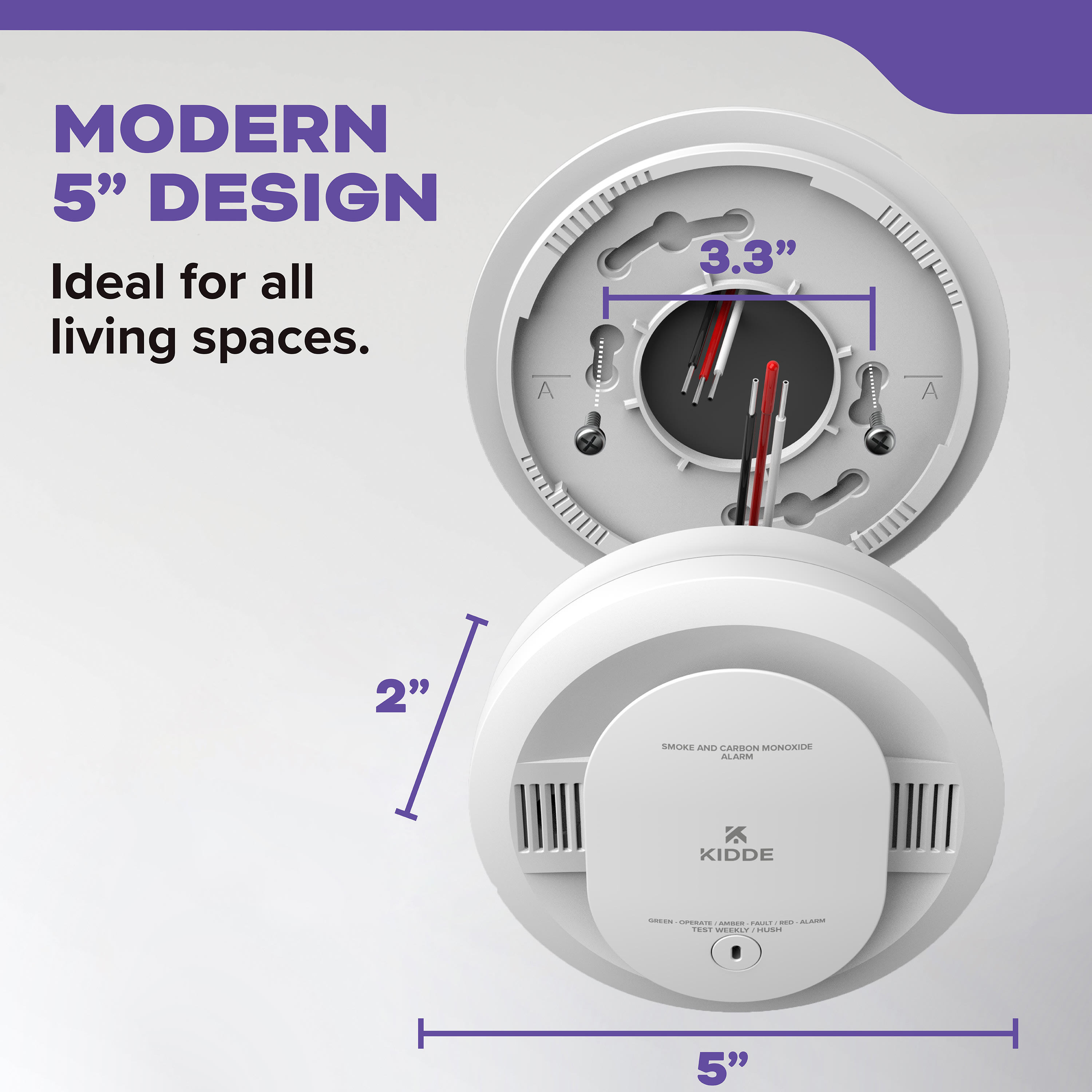 DETECT Combination Smoke & Carbon Monoxide Alarm, Hardwired DETECT Combination Smoke & Carbon Monoxide Alarm, Hardwired