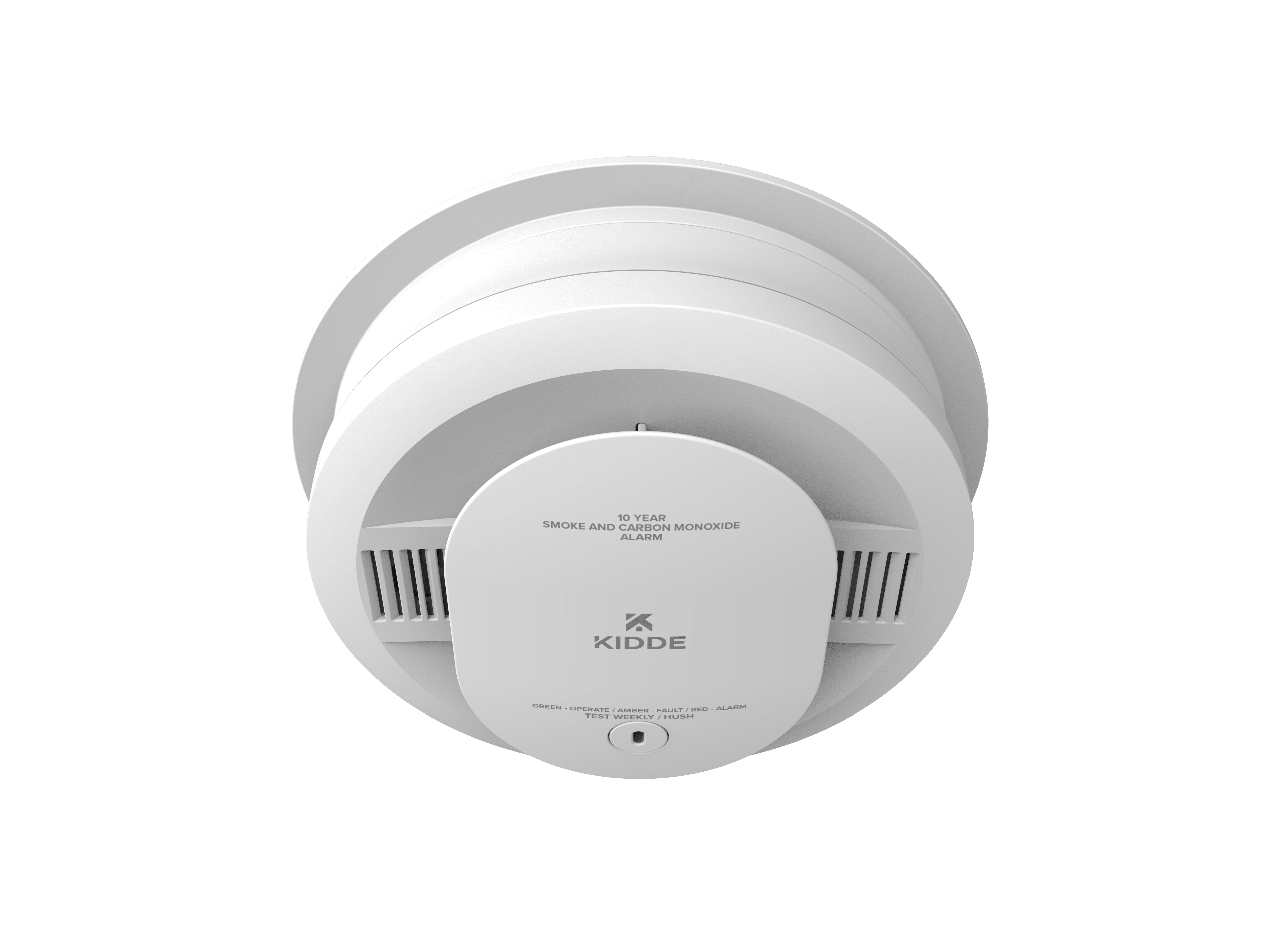 DETECT Combination Smoke & Carbon Monoxide Alarm, Hardwired with 10 ...