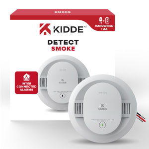 DETECT Smoke Alarm, Hardwired with AA Backup Battery 20SAR | Kidde