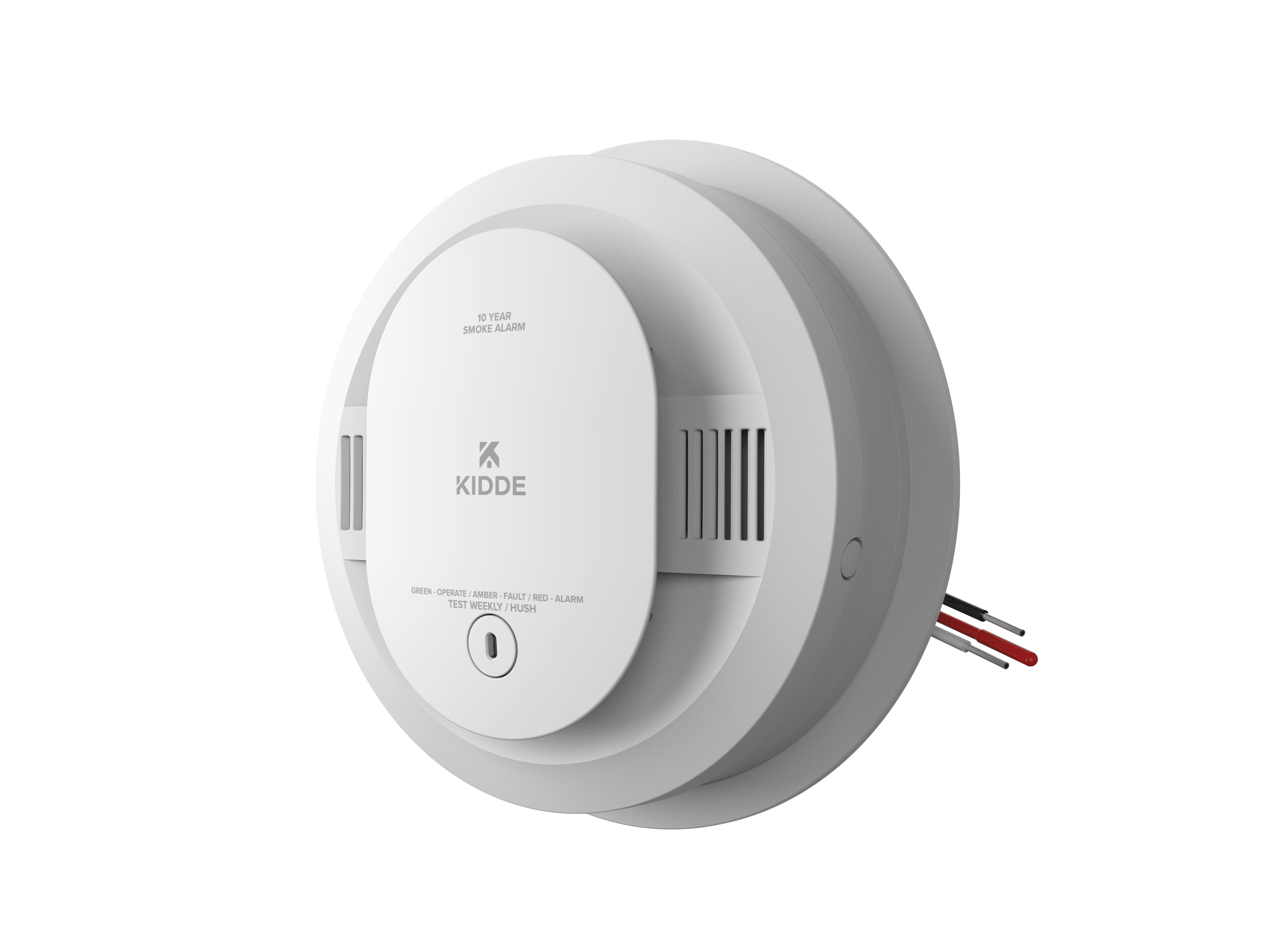 DETECT Smoke Alarm, Hardwired with 10-Year Backup Battery 20SA10 | Kidde