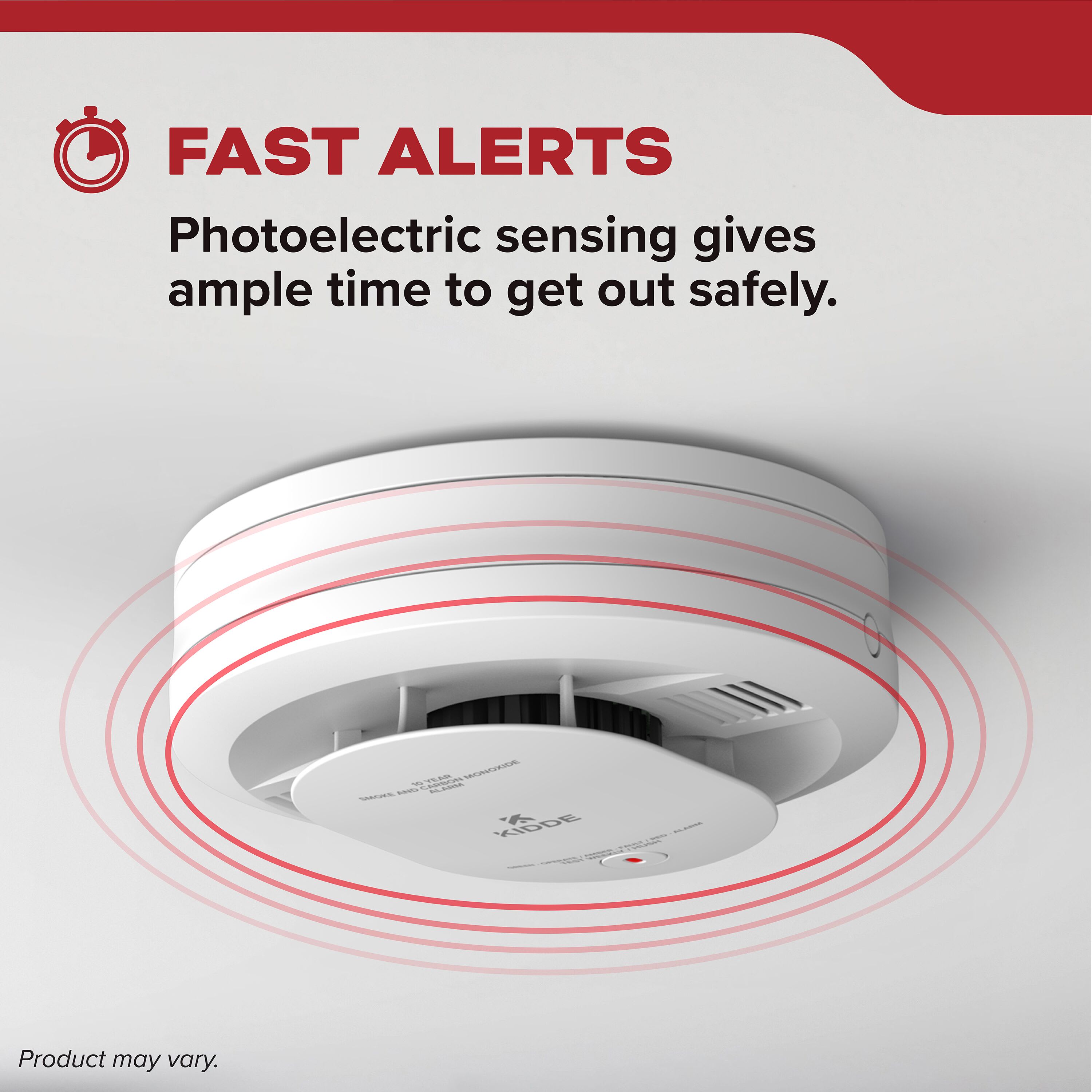 DETECT Smoke Alarm, 10Year Battery Powered 20SD10CA Kidde Canada
