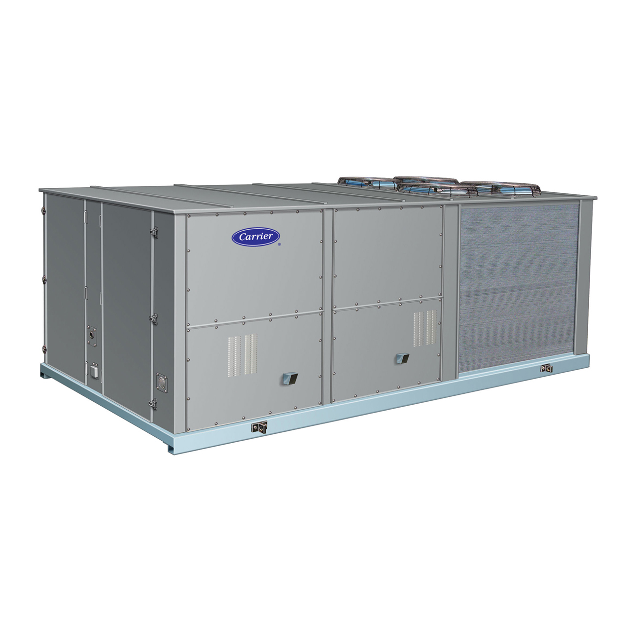 Units are available in Constant Volume (CV), Staged Air Volume (SAV), or Variable Air Volume (VAV) applications. 