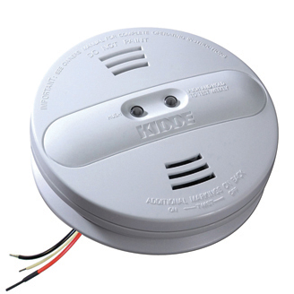 Smoke Detector Fire Alarm Kidde Hardwired 2Wire Ionization Battery Backup 4 Pack 