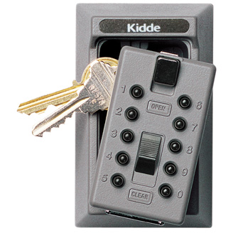 Kidde AccessPoint ​001015 Keysafe Permanent, 5-Key, Pushbutton 