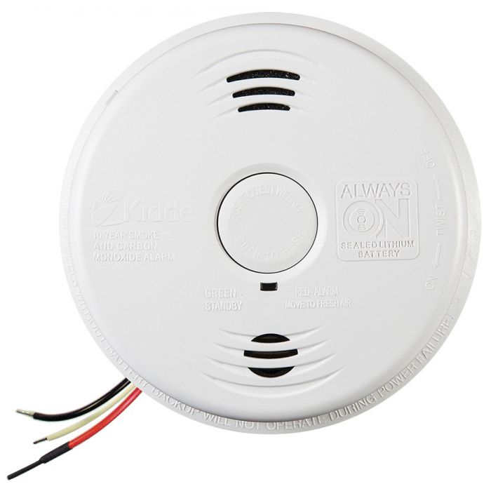 New Kidde KN-COSM-IBA Smoke & Carbon Monoxide Alarm Wire-In AC-Battery backup 