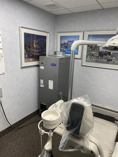 Carrier OptiClean in dental office