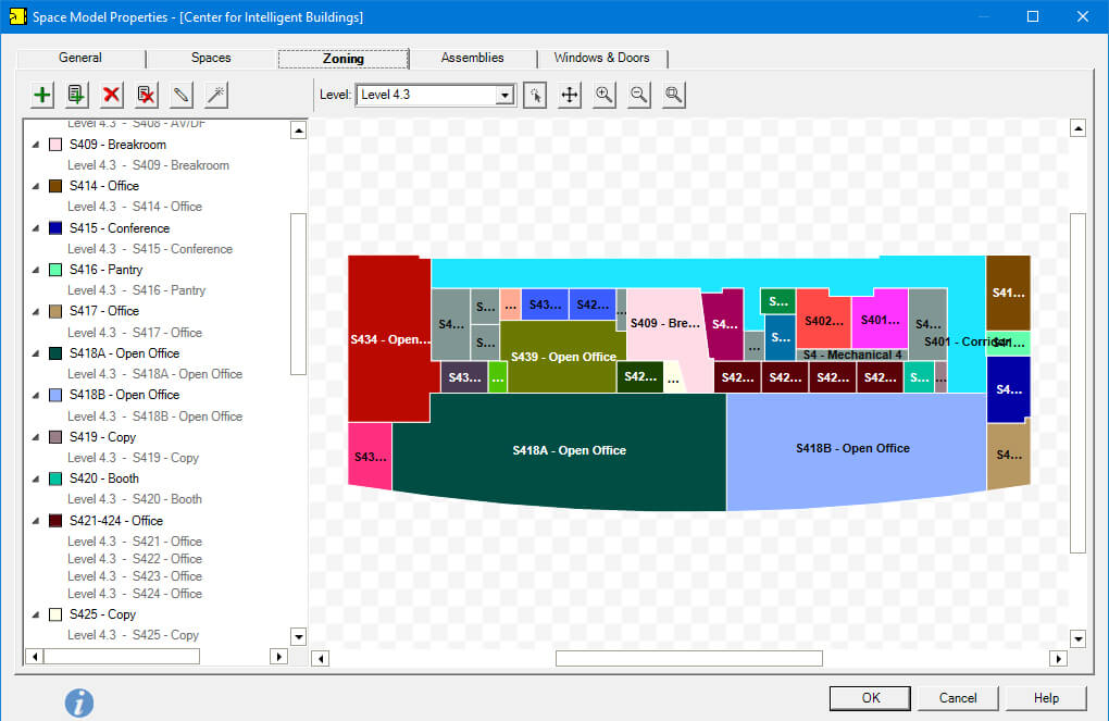 Carrier-Center-Intelligent-Building-Zoning-Map