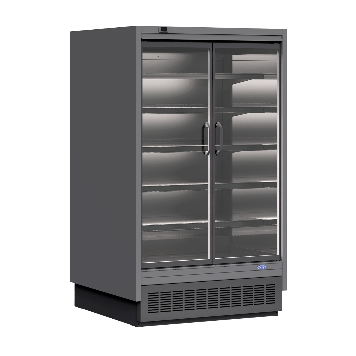 Carrier glass door refrigerator discount