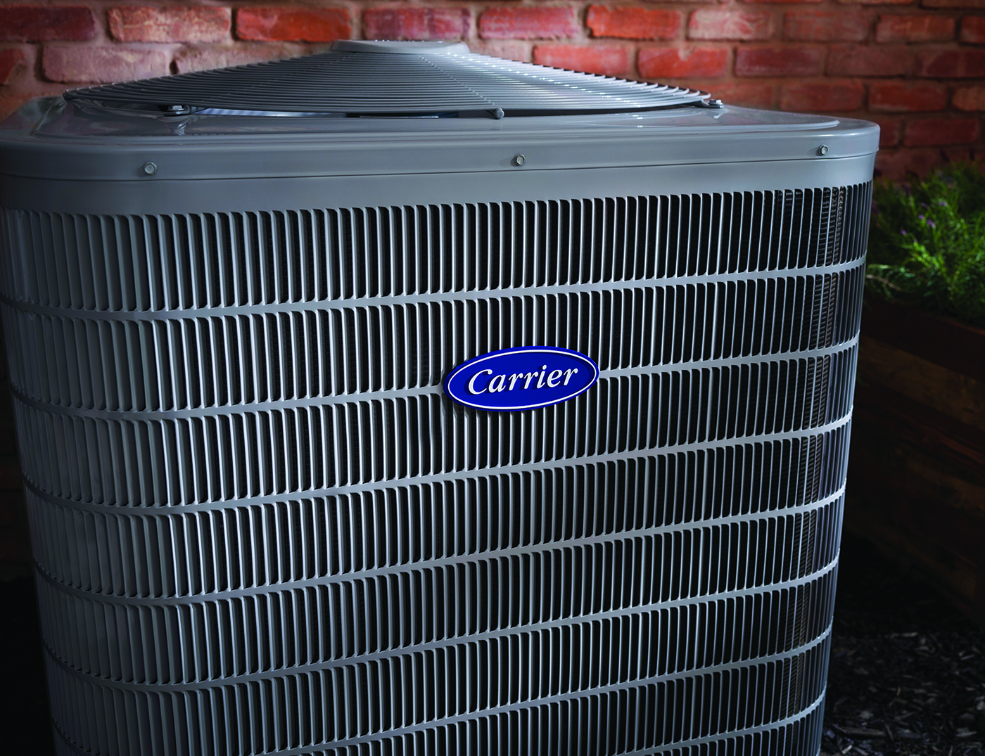 a carrier centralized air conditioning unit, a major part of a central air conditioning system
