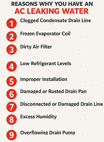 Leaks in the AC System