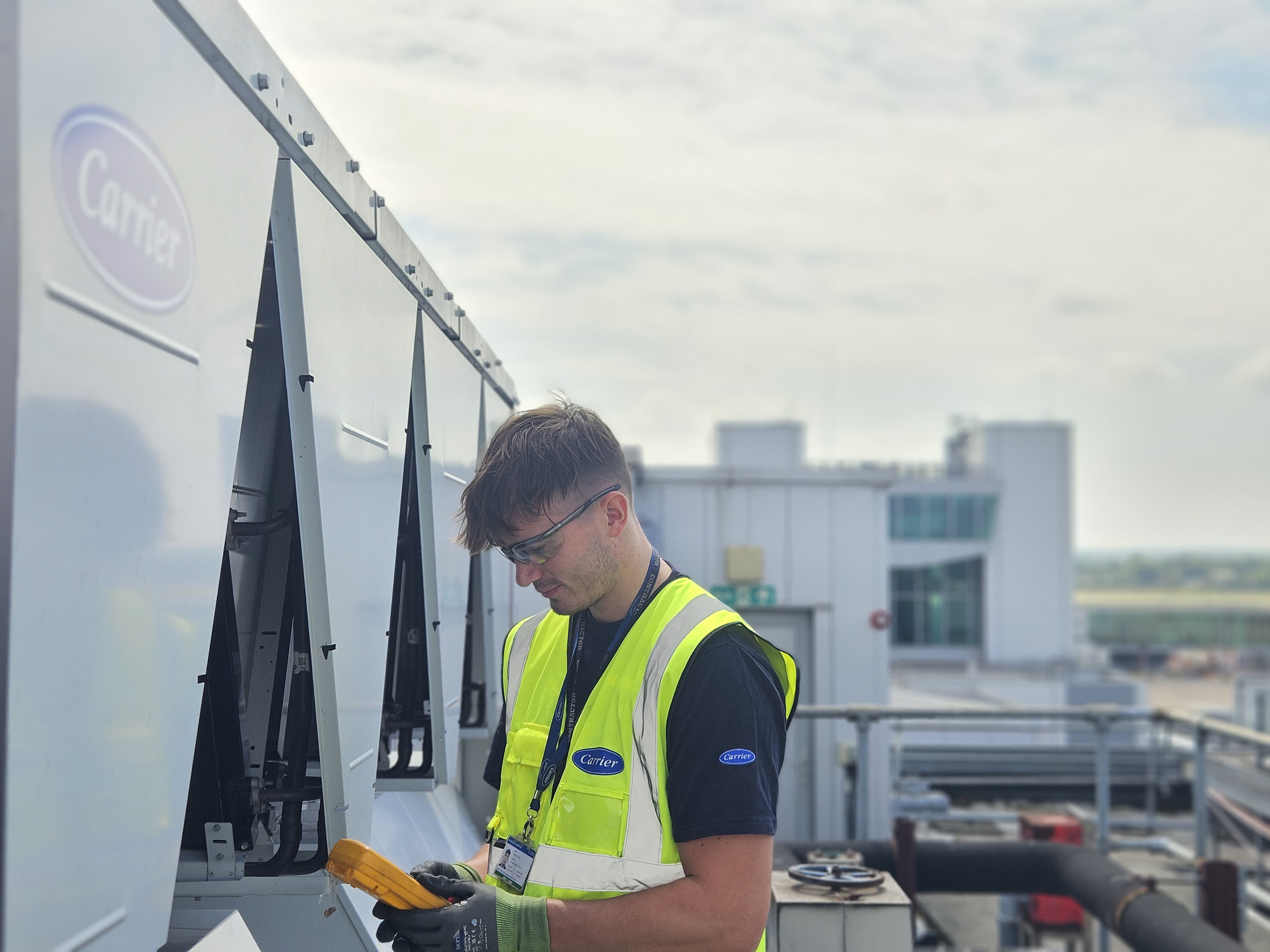 Carrier technician at London Gatwick