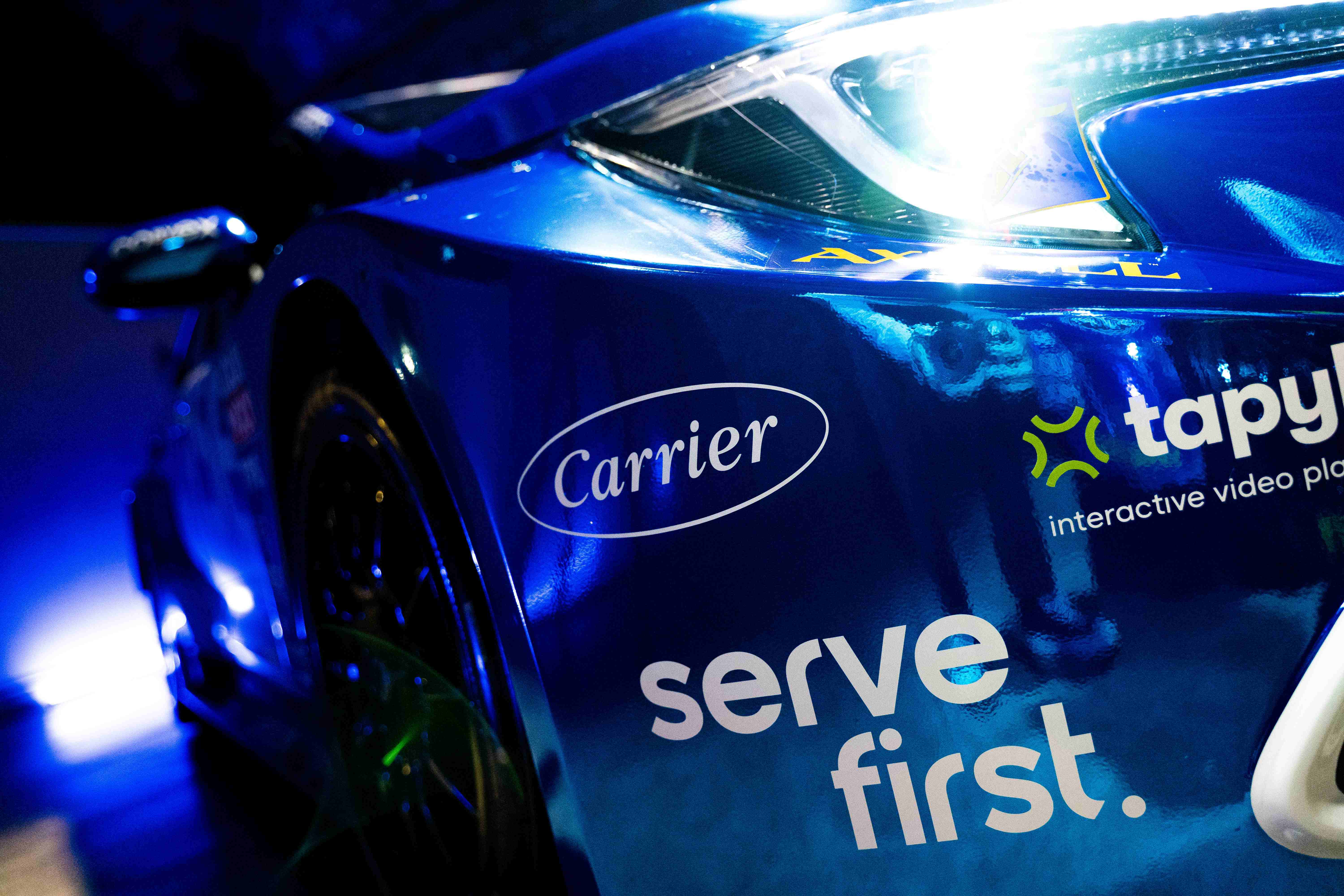 MB Motorsport Carrier Logo on Car