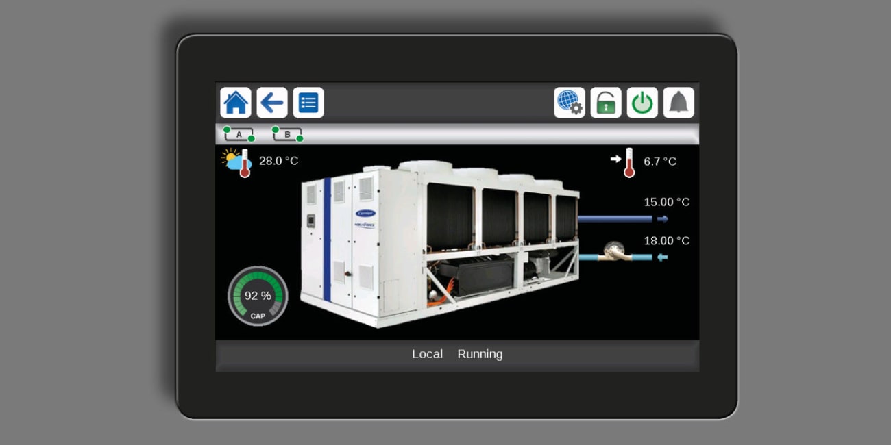 carrier-montluel-touch-panel-for-chiller-control