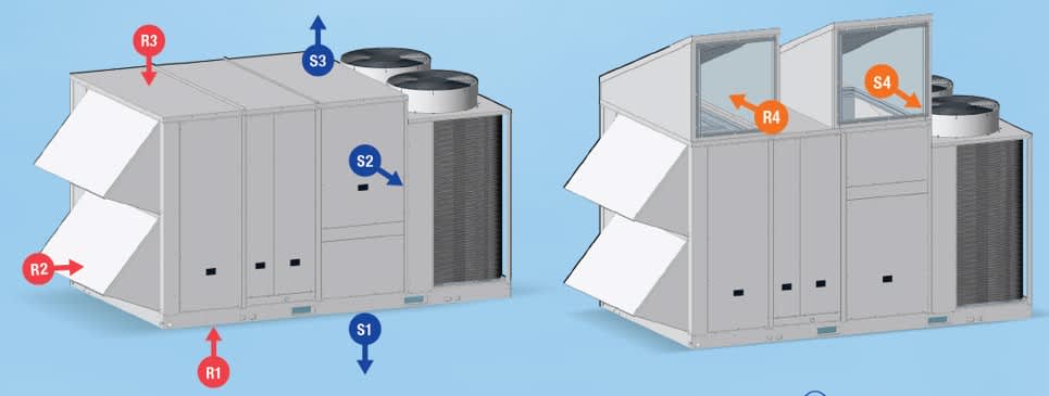 carrier-50UPV-50UCV-rooftop-air-connections