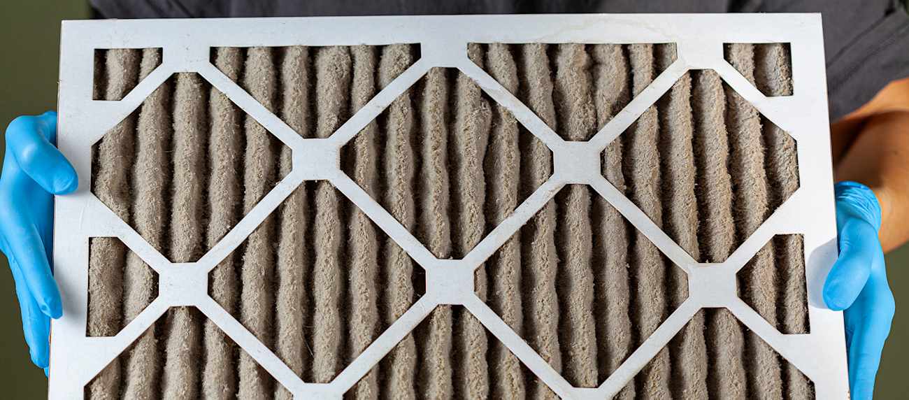 a dirty air filter shows why a carrier heater is not working