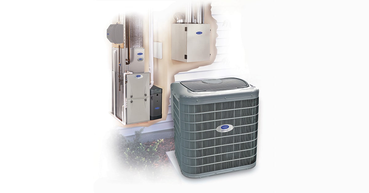 An illustration that explains what is a split system air conditioner