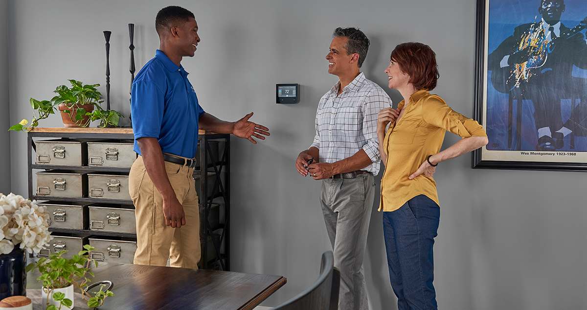 a carrier dealer discusses what is a micron unit with homeowners