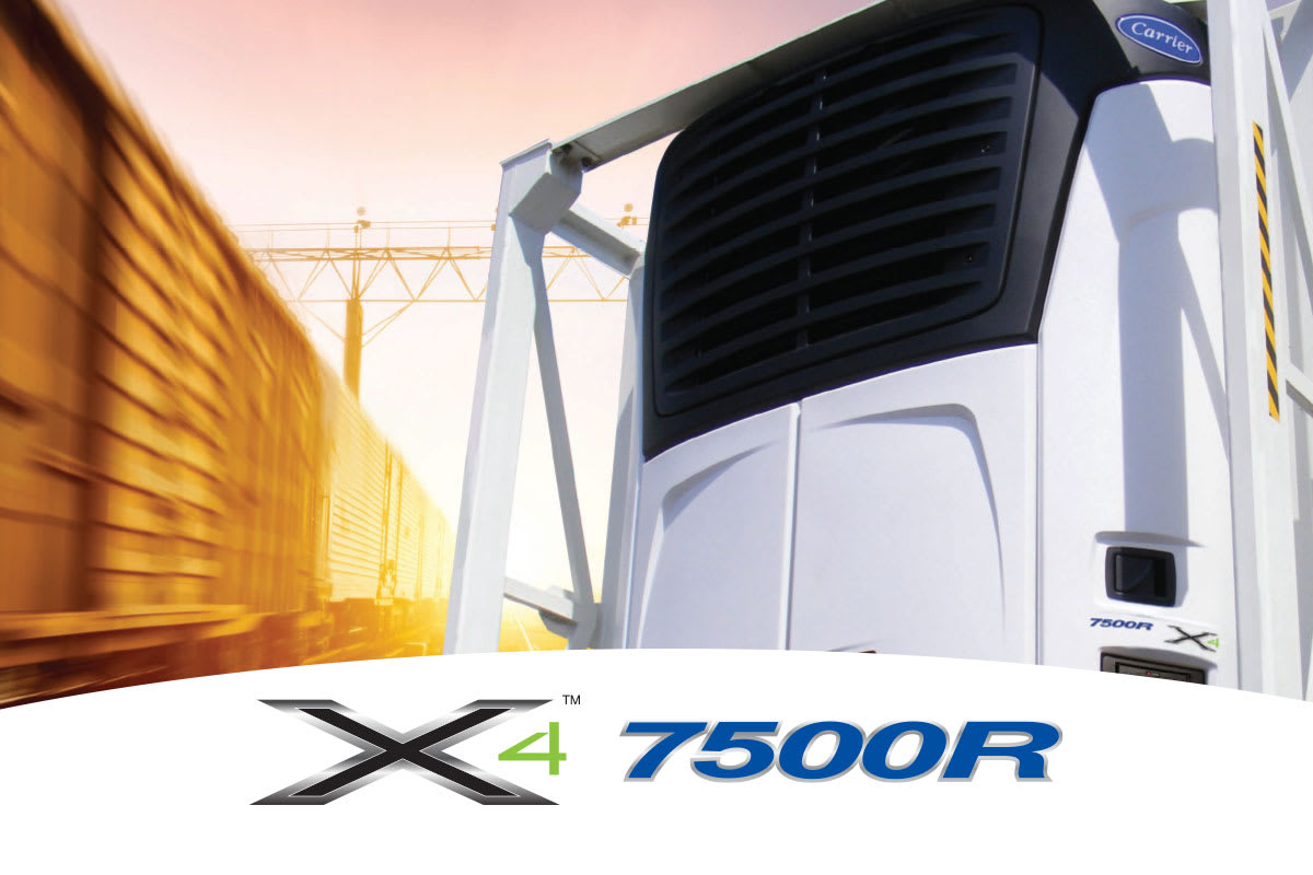 Carrier X4™ 7500R Refrigerated Rail Unit