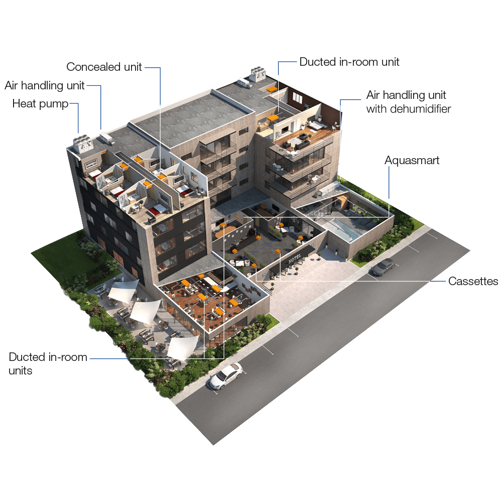 carrier-application-hotel-3D-view