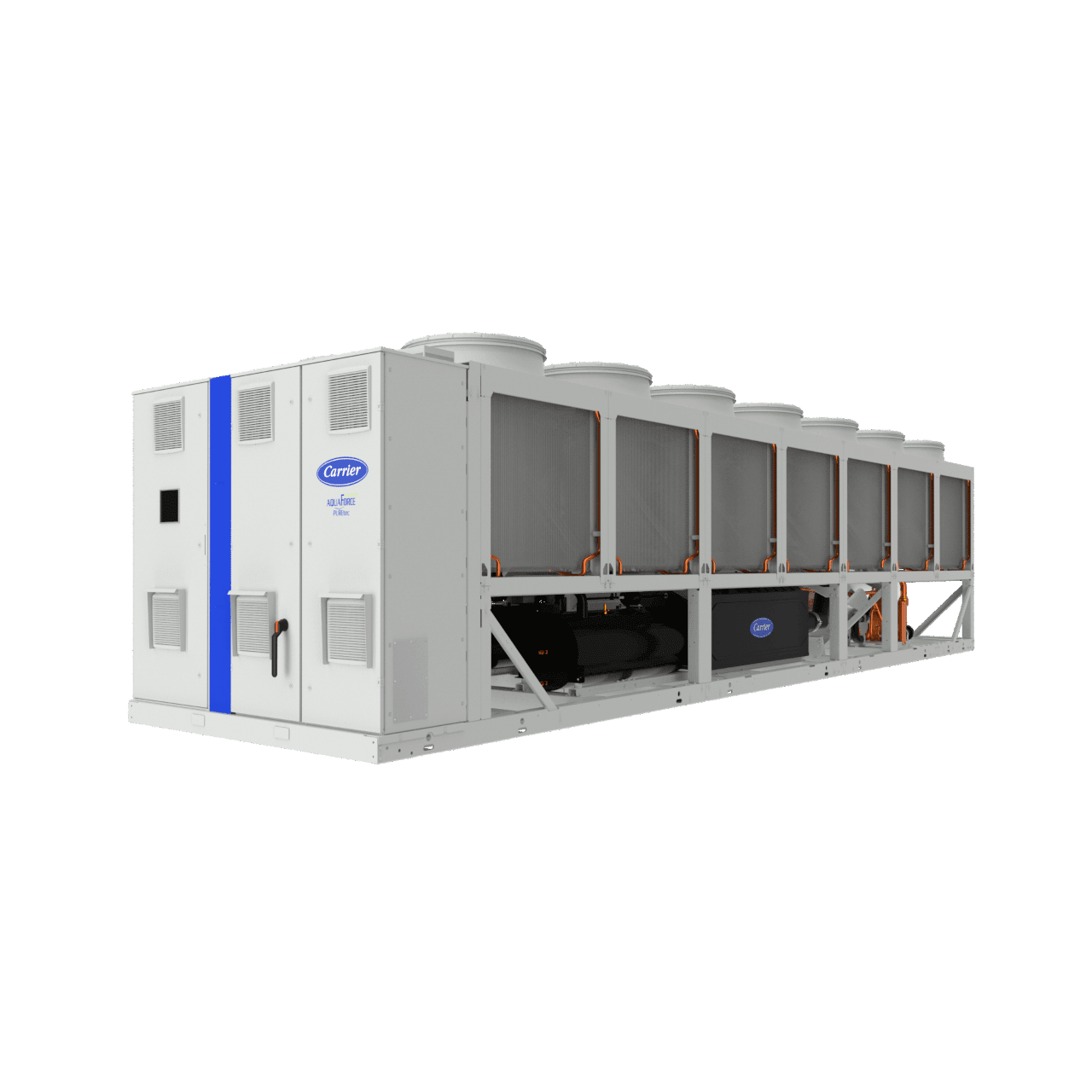 carrier-30KAVIZE-air-cooled-variable-speed-screw-liquid-chiller-front-left