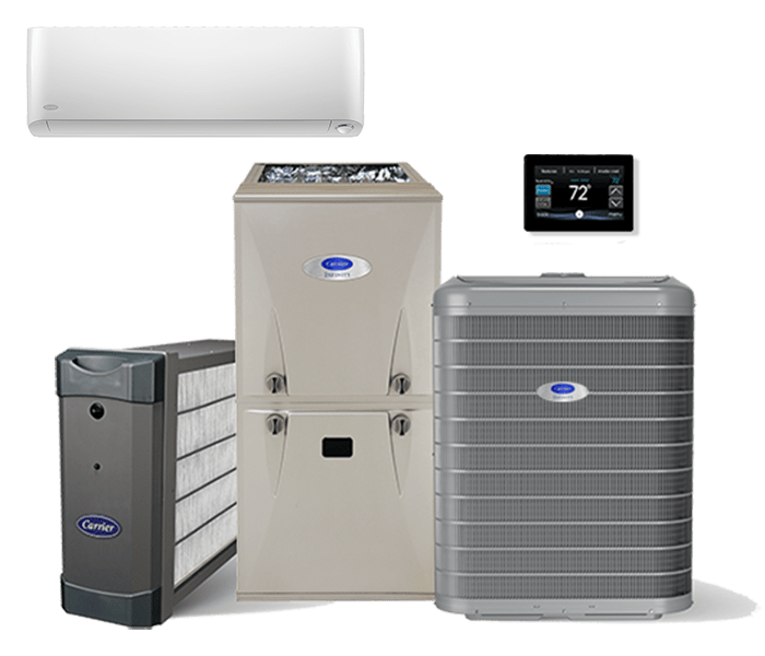 carrier infinity system with ductless unit included