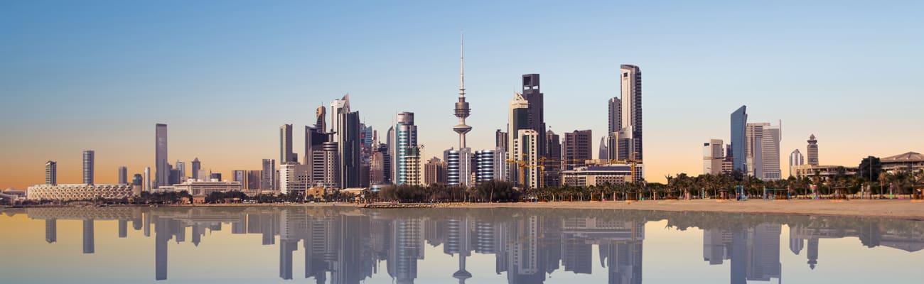 kuwait-cityscape-sunrise