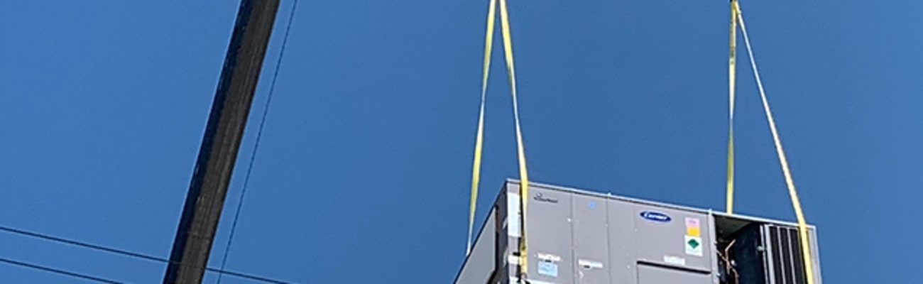 Carrier provides a complete line of commercial packaged rooftop units with Puron® refrigerant to meet demanding HVAC system requirements.  These packaged air conditioners deliver performance for various ranges of industrial applications.
