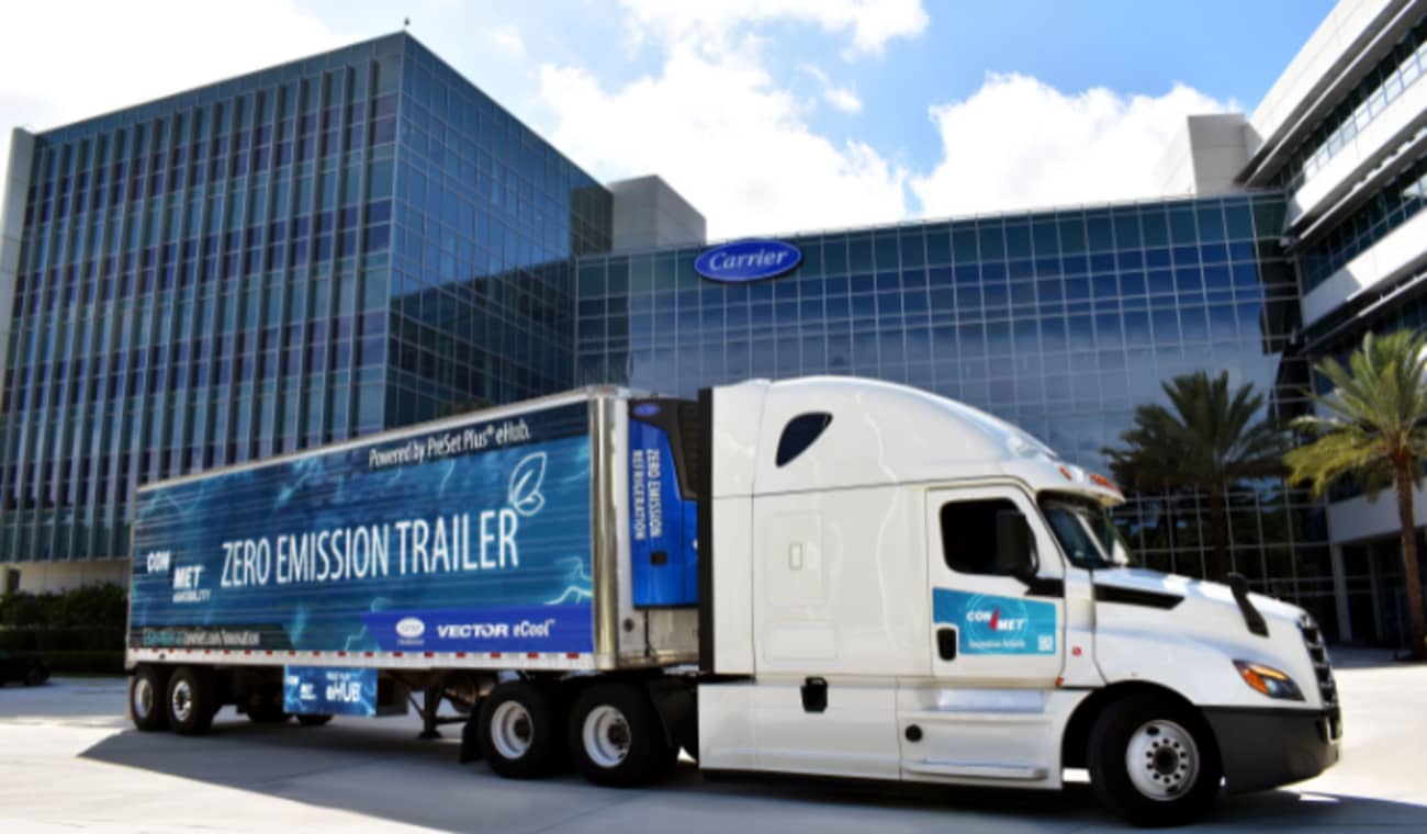 ConMet-electric-motor-system-Carrier-all-electric-Vector-trailer-refrigeration-system