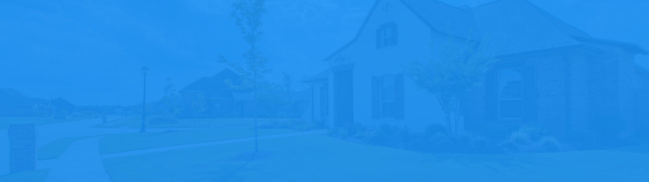 Street view of two suburban homes faded behind blue tint with headline Ready to unlock your Supra powers