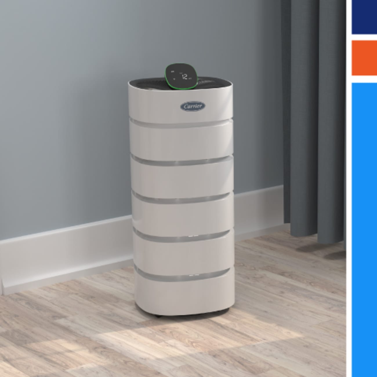 russell wilson, carrier global corporation, healthy homes, sustainable products, indoor air quality, IAQ, indoor environment, air purifiers