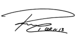 Russell Wilson cursive signature Denver Broncos logo