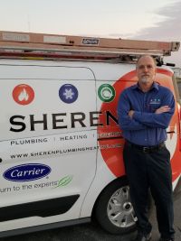 Sheren_Plumbing_van-employee Sheren_Plumbing_van-employee