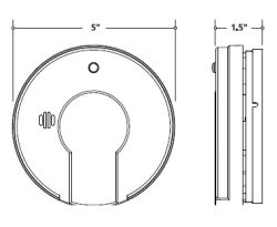 Kidde P9050 Kidde Battery Operated Photoelectric Smoke Alarm