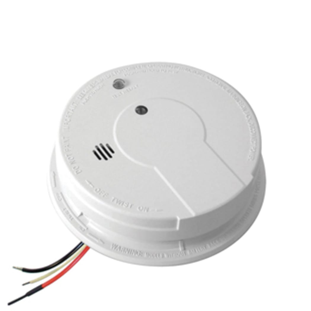 Kidde i12040 AC Pack of 6 Hardwired Interconnect Smoke Alarm with Hush™ 