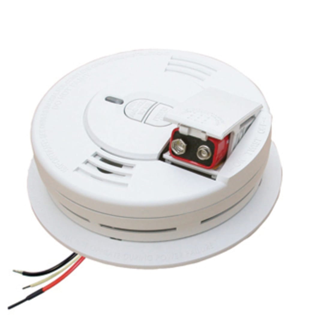 3-PACK Kidde Hardwired 120-Volt Smoke Alarm with Lithium Battery Back Up 