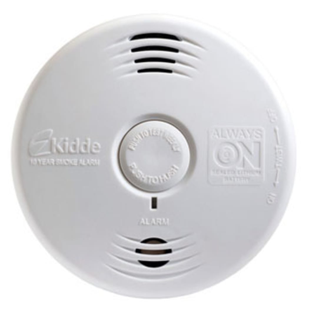 Kidde Smoke Carbon Monoxide Combo 10-Year Voice Alarm Fire Detector 2 Pack 