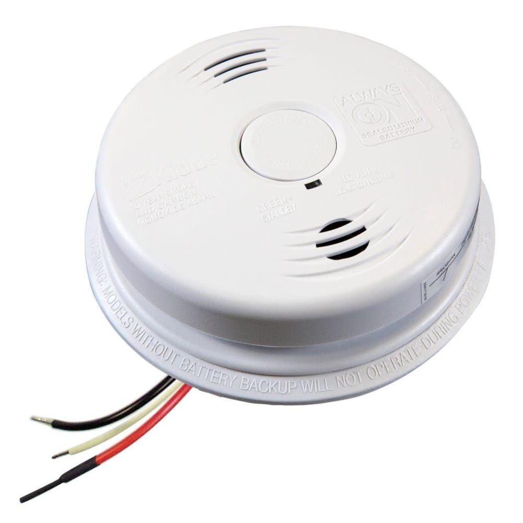 2 in 1 Combination Carbon Monoxide and Smoke Alarm Battery CO & Smoke Detector 