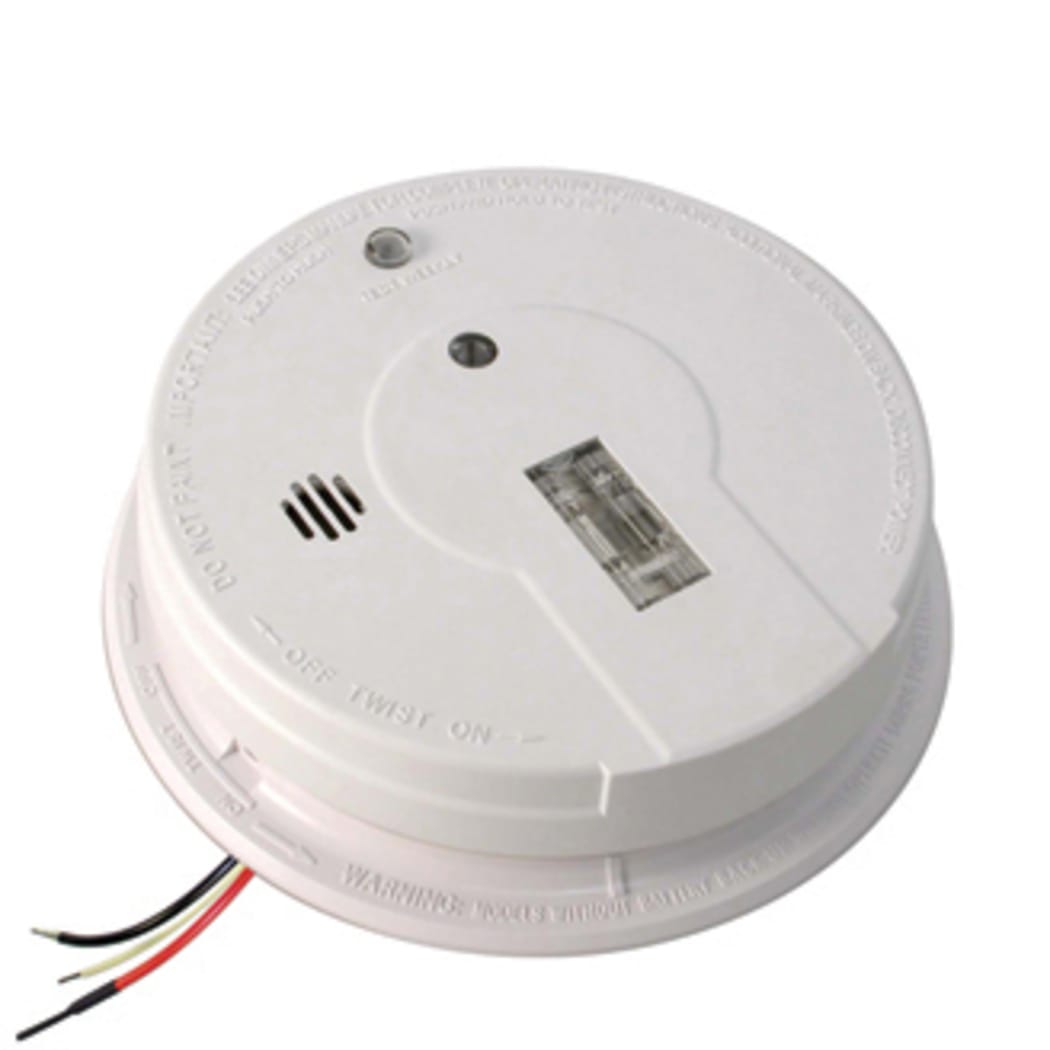 KIDDE I4618-120V AC/DC Smoke Alarm with Battery Backup 