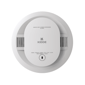 Kidde Hardwired Carbon Monoxide Detector with 9-Volt Battery Backup,  Digital LED Display 5.75 diameter x 1.8 depth