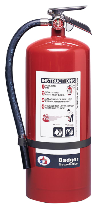 Industrial Fire Extinguishers | Badger Fire Protection