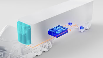 3D schematic of Carrier Vector eCool Mobile Power Unit