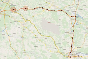 map-europe-marked-route map-europe-marked-route