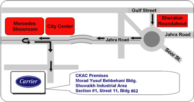 carrier-kuwait-location-map carrier-kuwait-location-map